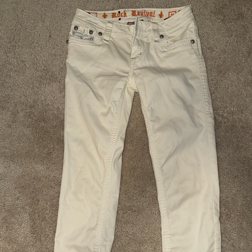 White jeans